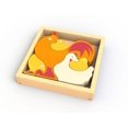 thumbnail image 3 of Rompecabezas BeginAgain Familia de Gallinas, 5 piezas, 15 x 15 x 3 cm, 3 of 5