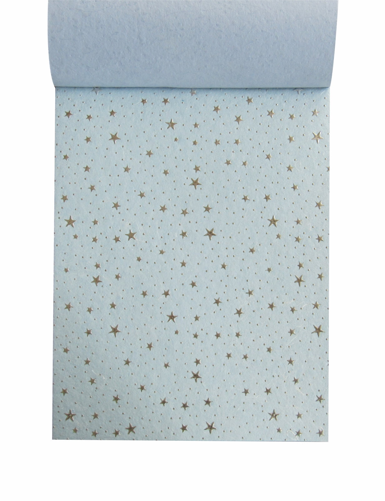 Paperhues Shades of Blue Handmade Scrapbook Paper 8.5 x 11" Pad, 36 Sheets (2 sheets each of 18 styles)