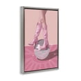 thumbnail image 3 of Stupell Industries Pink Disco Cowgirl Balancing People Painting Gray Floater Framed Canvas Art Print Wall Art, 21 x 31, 3 of 9