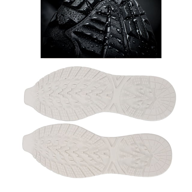 Reemplazo De Suela De Zapato, Material De Reparación En Forma De V Antideslizante De Fondo Completo De Goma Resistente Al Desgaste, Con Diseño De Patrón Clásico, Para