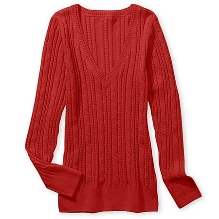 Women's Fitted V-Neck Sweater