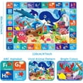 thumbnail image 2 of Baby Play Mat for Floor, Ocean ABC Kids Play Mat, Sea Animals Kids Rugs for Girls and Boys Playroom, Foldable Kids Rug Mat for Baby Toddler Infants Crawling Playing (47.2X31.5 INCH), 2 of 7