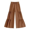 thumbnail image 5 of Kelon Womens Casual Pants with Pockets High Waist Adjustable Knot Loose Casual Trousers Business Work Casual Pants S-2XL, 5 of 9