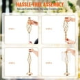 thumbnail image 5 of VEVOR 2PCS 55cm/21.65鈥?Tall Crystal Wedding Flower Stand Vase for Party Decor, 5 of 11