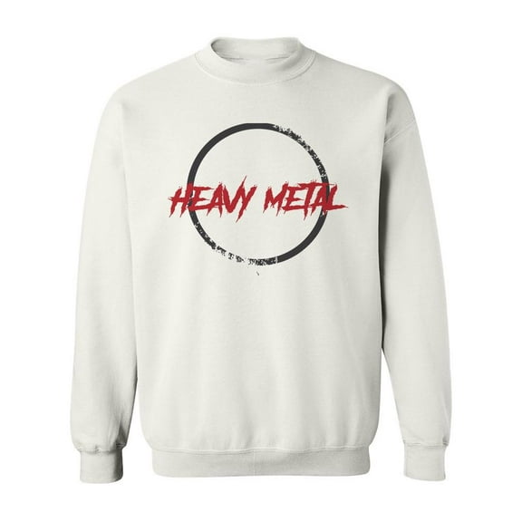 Heavy Metal Design Sweatshirt Men -Image by Shutterstock, Male 4X-Large