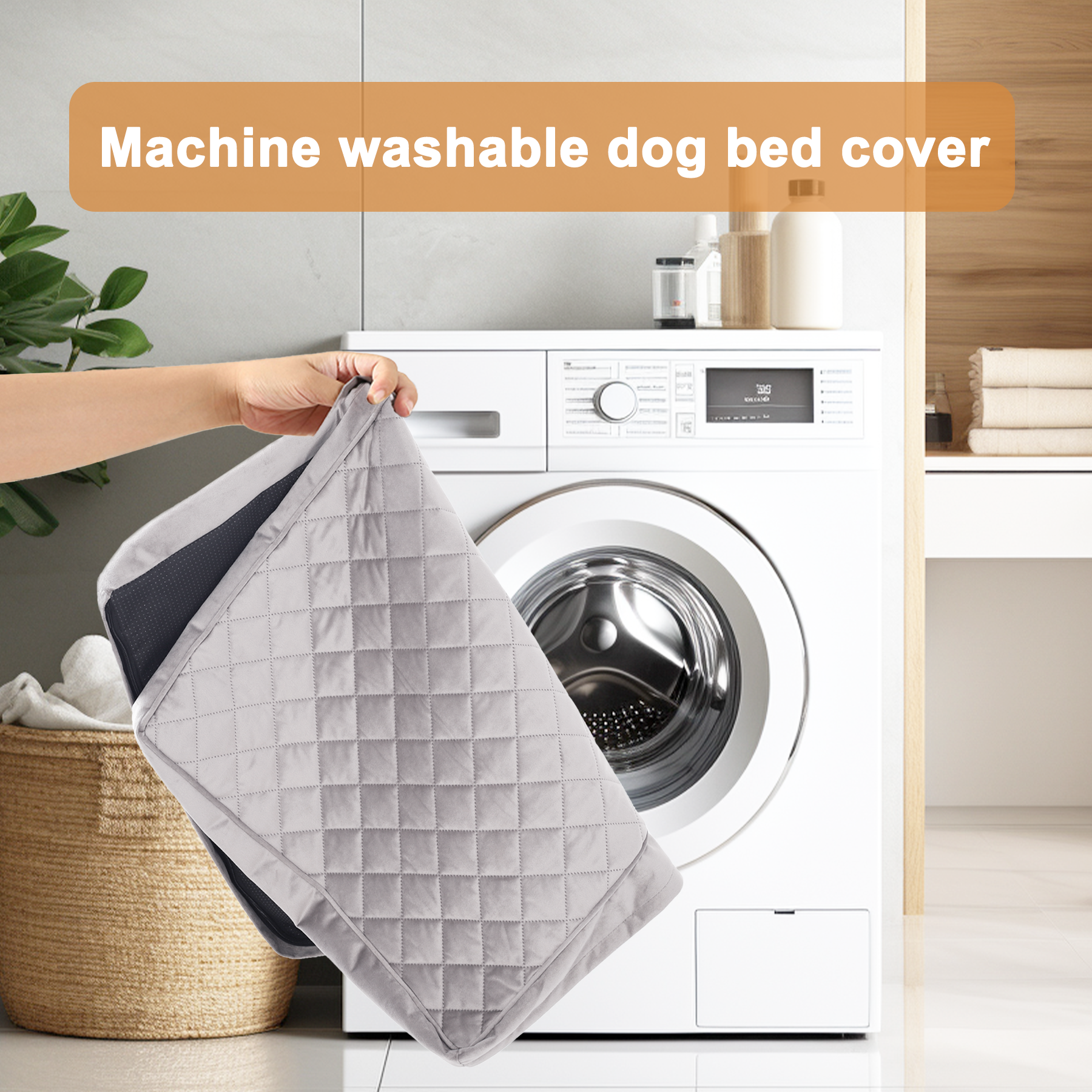 KSIIA Waterproof Orthopedic Dog Bed for Extra Large Dogs photo 6