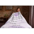 thumbnail image 5 of Mothers Day Blanket Gifts for Mom,Mom Gifts,Throw Blanket is Super Soft and Warm,All-Season Use, I Love You Mom Blanket, Birthday Gifts 80"x60"for Adult, 5 of 6