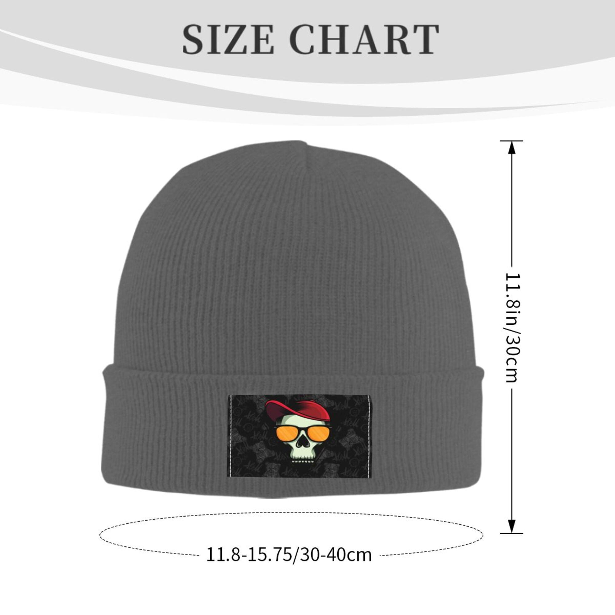 ZICANCN Skull Cool Skeleton Knit Beanie Hat , Winter Cap