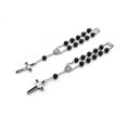 thumbnail image 2 of Rosary Black Glass Beads For Cross Rosary Bracelet Wonderful Gift For Any Occasi, 2 of 5
