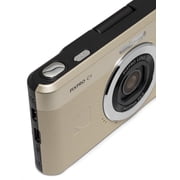 Kodak PIXPRO C1 Digital Camera with 180 Degree Flip Screen - 4X Optical Zoom - 13MP Sensor - Compact Point and Shoot Camera - 1080P Full HD Video for Travel and Vlogging (Brown Color)