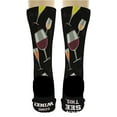 thumbnail image 5 of ThisWear Alcohol Socks If You Can See This I Need Some Wine Funny Quote Gift 12-Pair Novelty Crew Socks, 5 of 5