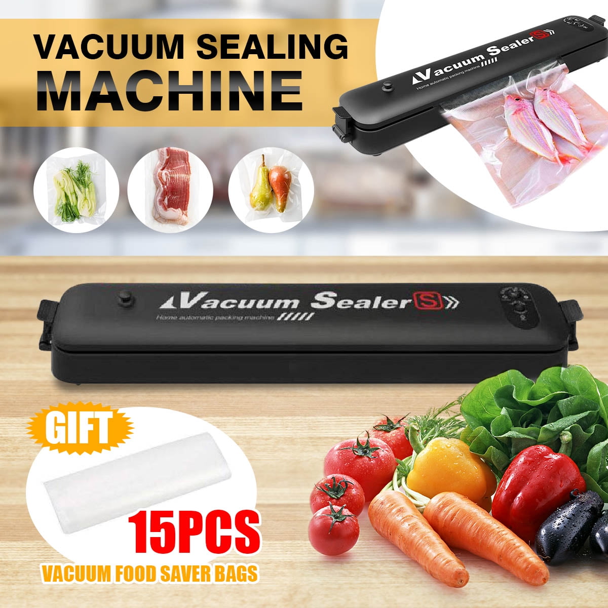 220V Food Vacuum Sealer Food Sealer Machine Vacuum Sealing Machine with