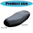 thumbnail image 3 of Seat Rain Covers,Water Resistant PU Leather Seat Covers Universally for Motorcycle Electric Bike Scooter, 3 of 8