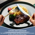 thumbnail image 4 of 24 Piece Gold Silverware Set for 6, Gilded Mirror Polished Cutlery Utensils, Home Kitchen Tableware Including Forks Knives Spoons with Holder, Dishwasher Safe Flatware Set, 4 of 9