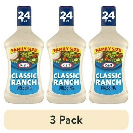 Kraft Classic Ranch Dressing Family Size, 24 fl oz Bottle