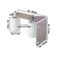 thumbnail image 2 of VEVOR Gate Roller Guide 3" Sliding Gate White Nylon Roller Coloring Zinc Painted Sliding Gate Guide with L-Shape Bracket and Adjustable Bolts Support Assembly for Sliding Gates Guide Roller - 2 Pack, 2 of 9