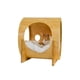 thumbnail image 1 of Cama Cilindro para Gato Zona de Rebajas Madera Natural, 1 of 4