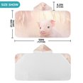 thumbnail image 2 of Piggies Pig Wheet Kid Bath Towels Bath Beach Towel Super Soft and Absorbent for Kid Girl Boy Babie Toddler Infant, 2 of 6
