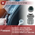 thumbnail image 2 of 1 Conector de Zócalo de Luz de Marcador para Nissan 350Z 2003-2006 No.2625070F00, 2 of 7