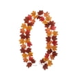thumbnail image 2 of Yyuenw 78.74in Artificial Maple Leaf Fall Garland Hanging Vine, Autumn Foliage Decor for Halloween Thanksgiving Fireplace Door Indoor Outdoor Home Decor, 2 of 9