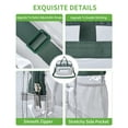 thumbnail image 7 of MAY TREE Clear Bag for Stadium Events, 12×6×12 Clear Tote Bag with Adjustable Strap for Sports Work Festival Concert - Green, 7 of 7