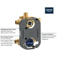 thumbnail image 3 of Grohe Grohsafe 35117000 GROHSAFE 3.0 PRESSURE BALANCE VALVE WITH INTEGRATED DIVERTER, 3 of 7