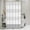 Grey, variant on Checkered Pattern Small Shower Curtain for Bathroom 36x72 inches Cream Stall RV Bathtub Home Decoration Boho Room Partition Waterproof Fabric Shower Curtains with Hooks