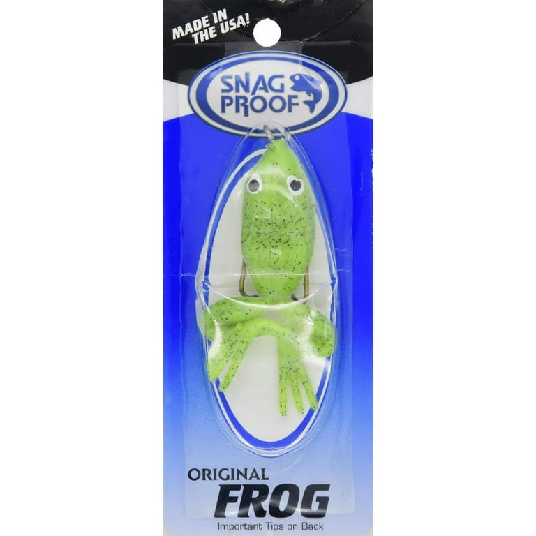 Snag Proof 6005 Original Spinning Frog 3 1/4 1/4 oz 3/0 Double