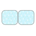 thumbnail image 7 of Daiia Cute Bunny 2PCS Car Windshield Sun Shade, Foldable Sun Shield for Car Front Window, Auto Sun Blocker Visor Protector Universal for Truck SUV Pickup-Large, 7 of 7
