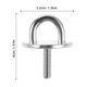 thumbnail image 2 of HEALEEP 4Ud Gancho De Pared Con Tornillo M6 En Inoxidable Para Accesorios, 2 of 8