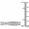 thumbnail image 4 of 1 Carat T.W. Diamond 14kt White Gold Wedding Band, 4 of 5