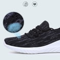 thumbnail image 2 of Tenis Zapatos Hombre Casual Transpirable Ocio Calle Slip-On Lace Up (42 ) Negro Likrtyny Tenis De Mujer Tenis De Hombre, 2 of 9