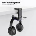 thumbnail image 3 of sunsanly Gaming Headset Controller Holder Simple Installation Adjustable Clamp Universal PC Gaming Accessory Controller Headset Stand, 3 of 8