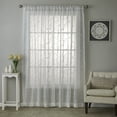 thumbnail image 4 of SKL Home Embroidered Rod Pocket Sheer Curtain Panel, 52" x 84", 4 of 5