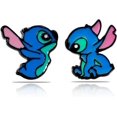 thumbnail image 1 of Stitch Earrings Anime Cartoon Stitch Ear Studs Ohana Means Family Stitch Lilo Jewelry Gifts for Woman Girl, 1 of 4