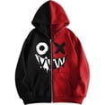 thumbnail image 3 of XINPING Graphic Hoodies for Men Funny Novelty Pullover Sweatshirt Xmas Gifts Anime Hoodie Cool Designs Rapper Long Sleeves 3D Funny Graphic Western Streetwear Hoodies, 3 of 4