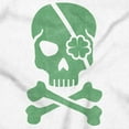 thumbnail image 2 of Irish Skull Crossbones St Pattys Day Plus Size Crewneck Graphic Tee Shirt Brisco Brands 3X, 2 of 3