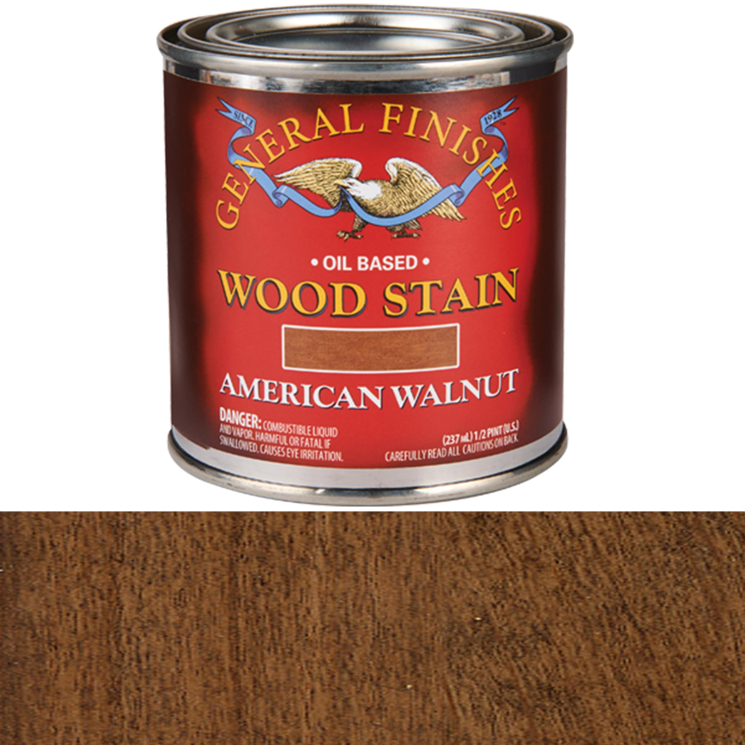 American Walnut Oil Stain, 1/2 Pint