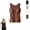 Brown, variant on Built in Comfort Bra Tanktop - Tank Top with Built in Bra, U Neck Shapewear Tank Tops for Women, Soft Stretch Breathable