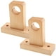 thumbnail image 1 of GOOHOCHY 2 soportes de madera para barra de cortina de pared, soporte para toallero, 1 of 8