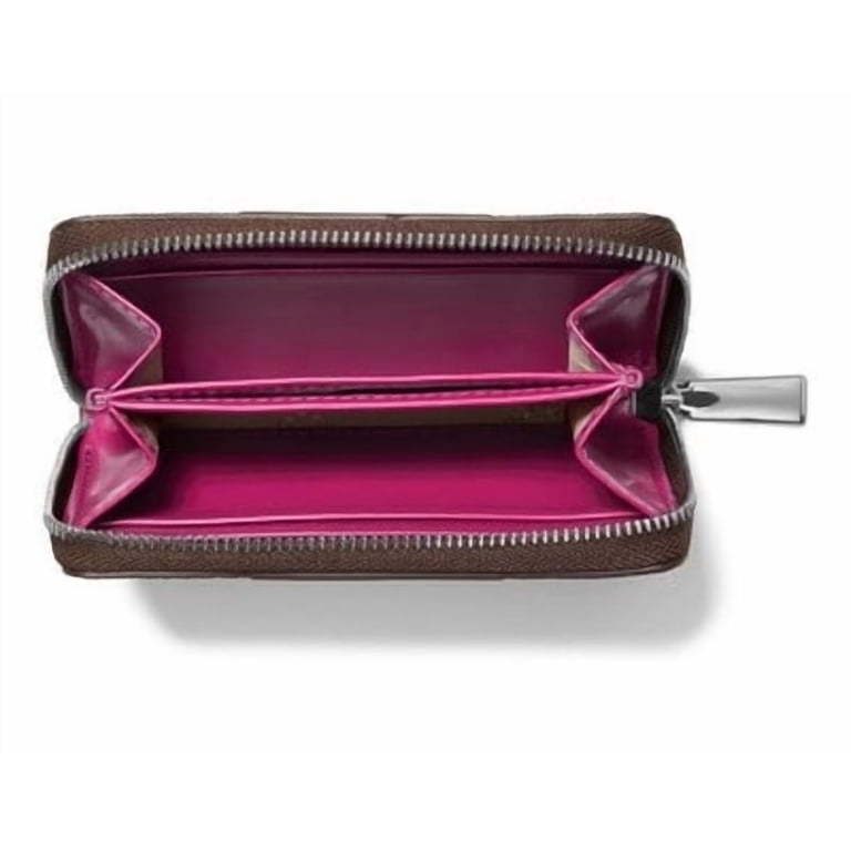 Michael Kors Fuchsia Zip Wallet Michael Kors Jet Set Travel Double Zip Wristlet Wallet  main image 2