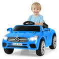 thumbnail image 1 of OLAKIDS 12V Electric Kids Ride On Car, Licensed Mercedes Benz SL500 Toy Car with Remote Control, MP3 Plug, USB, 2 Speeds, LED Lights, Battery Powered Toy Vehicle for Toddler Children, 1 of 10