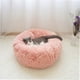 thumbnail image 2 of Soft Plush Round Pet Bed Cat Soft Bed Cat Bed for Cats Small Dogs, 2 of 5