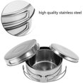 thumbnail image 3 of Portable Outdoor Stainless Steel Pot Plate Cutlery with Foldable Handle 4 Pieces, 3 of 4