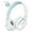 White Blue, variant on PeohZarr Wired Headphones for Kids with Mic, Foldable, Tangle-Free, Back to School Supplies, New