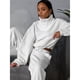 thumbnail image 5 of Conjunto Deportivo de Dos Piezas para Mujer: Sudadera con Media Cremallera y Pantalón Deportivo Holgado con Bolsillos L, 5 of 10