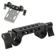 thumbnail image 3 of 15mm Rod Clamp,  Durable CNC Black 15mm Railblock Rod Clamp  For 15mm DSLR Camera Rig For Camera Shoulder Rig, 3 of 8