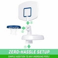 thumbnail image 4 of GoSports Splash Hoop Classic Swimming Pool Basketball Game - White, 4 of 6