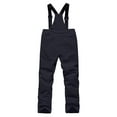 thumbnail image 5 of Staki Kids Snow Bibs Kids Snow Pants Girls Snow Bibs Waterproof Insulated Overalls Winter Windproof Snowsuit Warm Snowboard Pants 4T,5T,6Y,7Y,8Y,9Y,10-12Y(Black,5-6 Years), 5 of 7