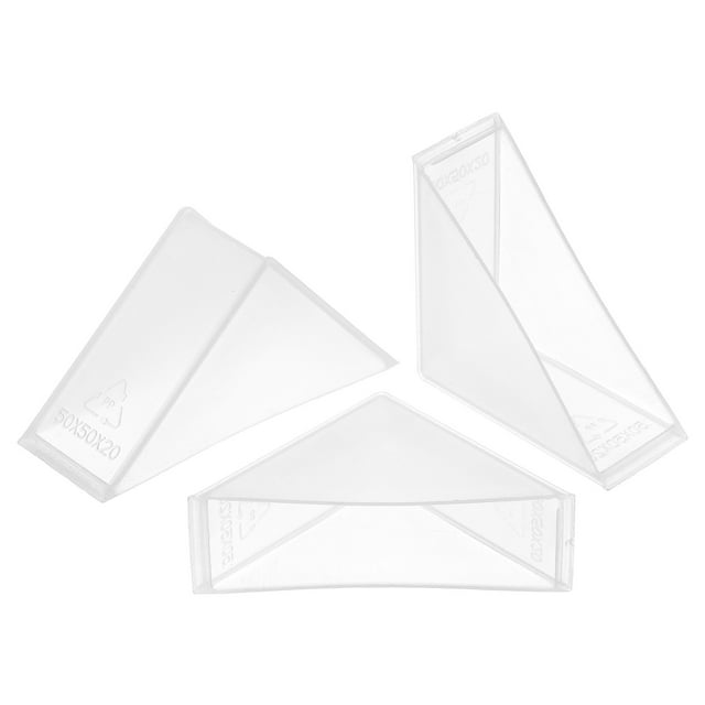 Lot de 8 Protecteurs d'Angle 20x70mm en Plastique pour Coins Droits, Blanc